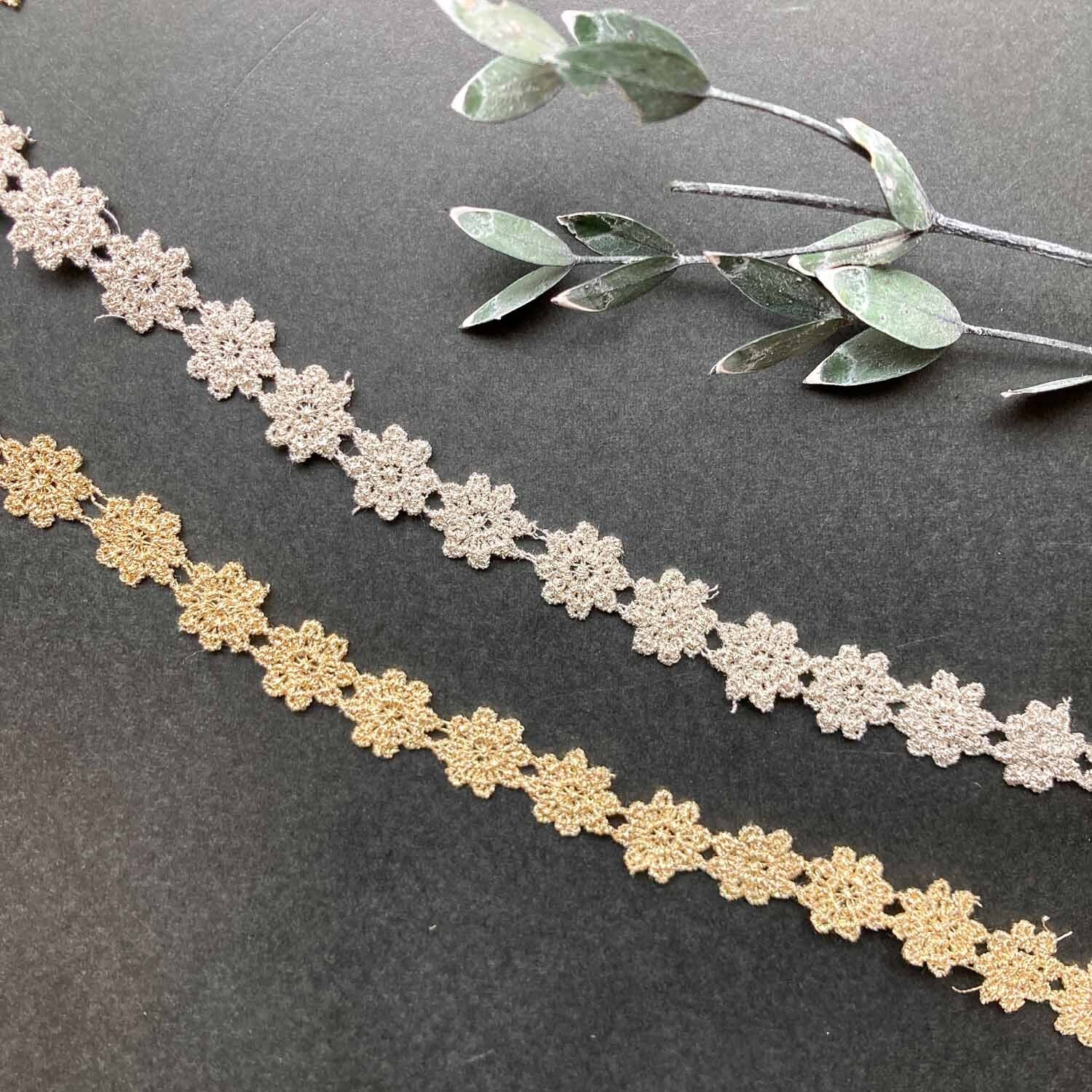 再入荷〉ミニ透かしお花レース（50cm〜） | Dua-アクセサリーパーツ