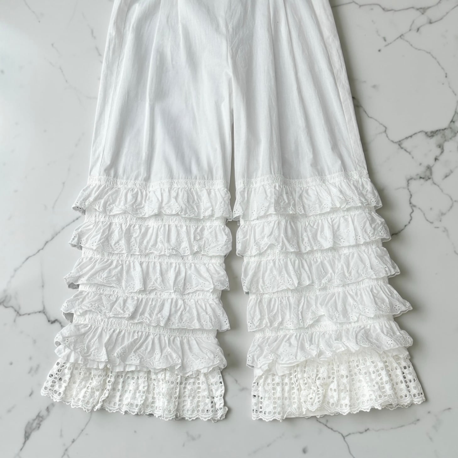 FUMIKA_UCHIDA  [LAWN TIERED PANTS]