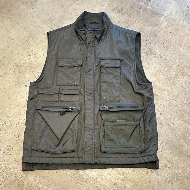 OLD GAP MULTI POCKET VEST OLIVE