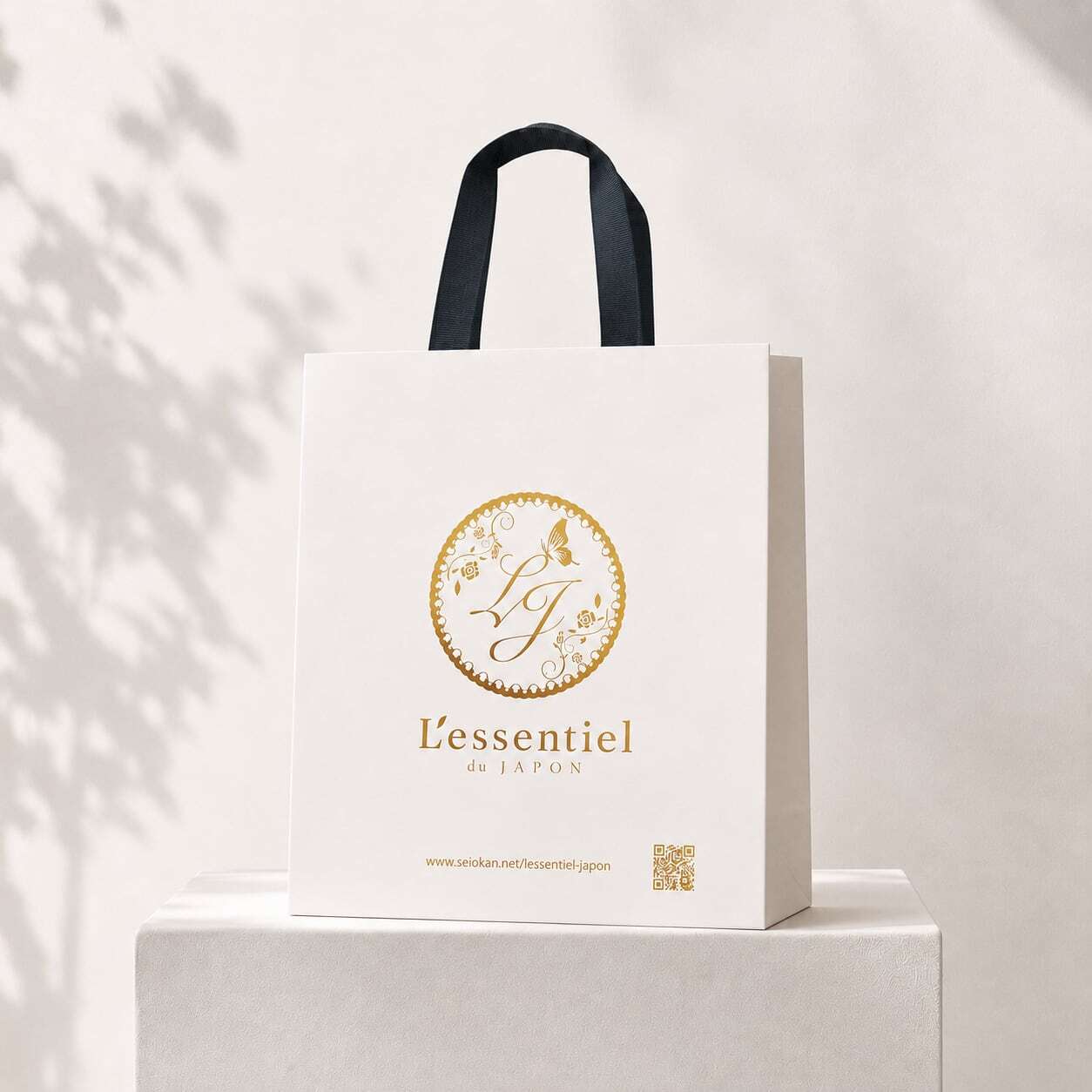 L'essentiel du JAPON】手提げ袋 Mサイズ｜ギフトバッグ 紙袋