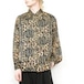 USA VINTAGE yves st.clair LEOPARD PATTERNED DESIGN SHEER SHIRT/アメリカ古着レオパード柄デザインシアーシャツ