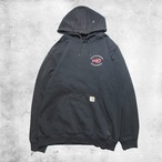 Carhartt カーハート プルオーバーパーカー スウェット ブラック XL 企業系