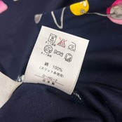 LEONARD SPORT レオナールスポーツ アクセサリー デザイン ハーフジップ 長袖シャツ カットソー M/ネイビー レディース