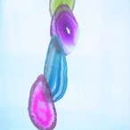 Rainbow Drops 15 - アゲートヒーリングチャイム / Agate Sun Catcher Wind Chime 637