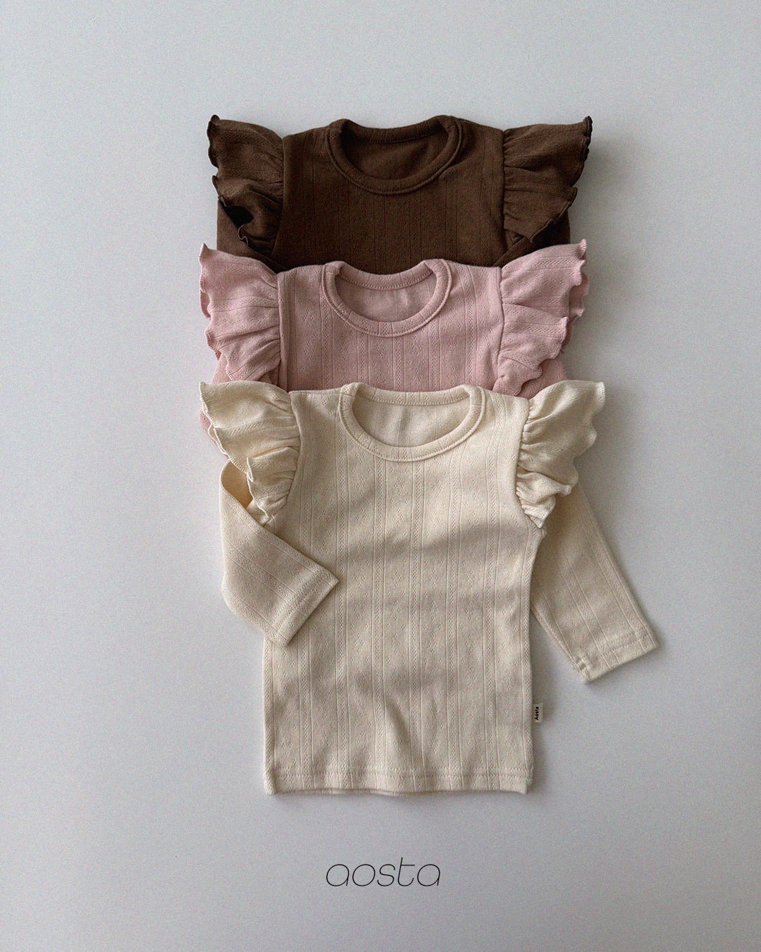 【予約】aosta Angel frill t