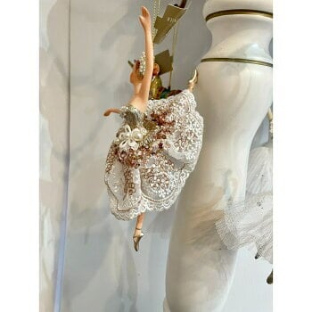 バレエ雑貨 バレリーナオーナメント シャンパンバレリーナ人形 バレエ