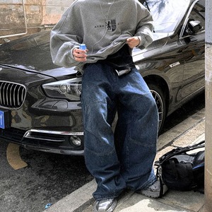 グレーブルーウォッシュワークデニム　1085