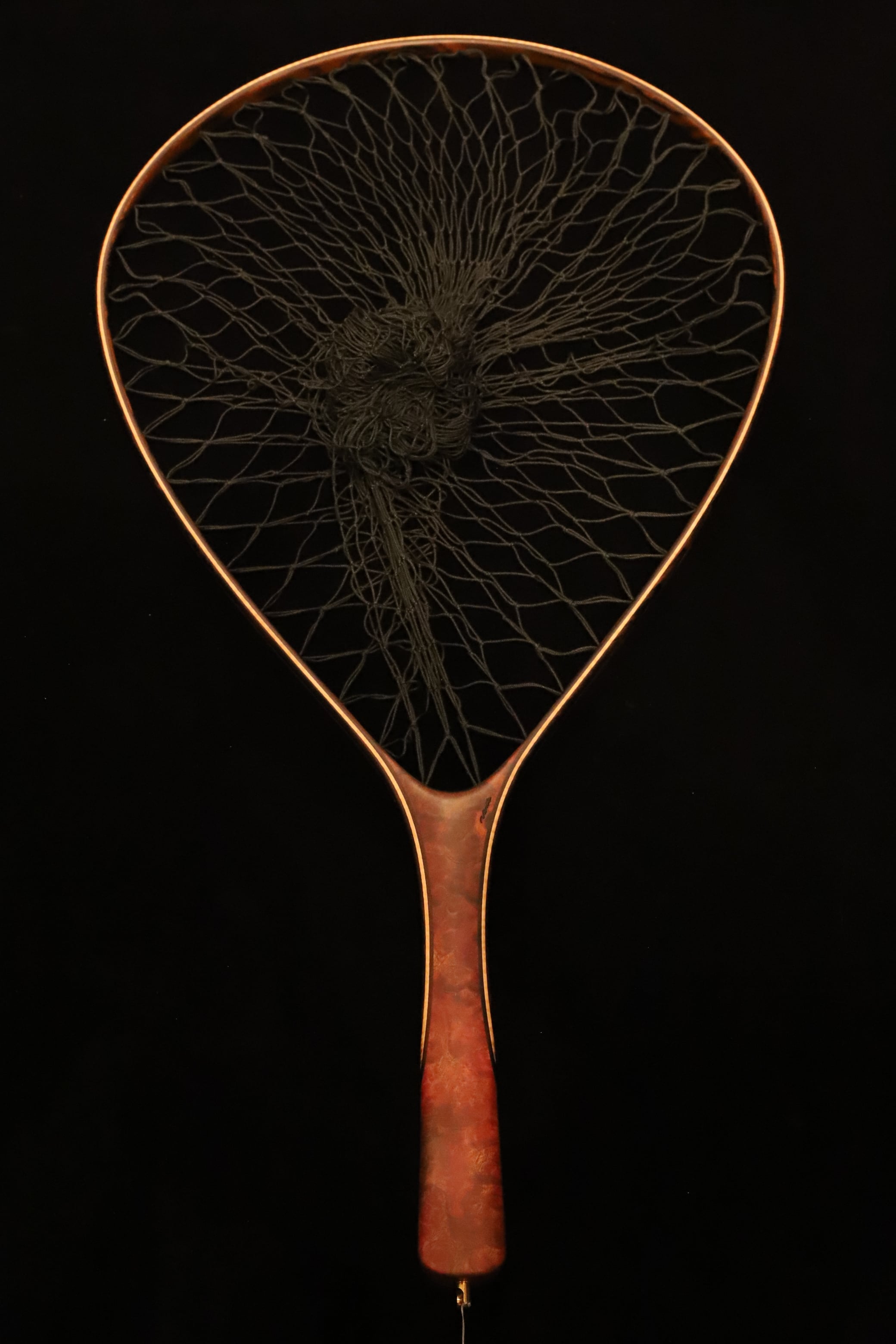 HIDE　ウォルナット瘤杢★内径縦55cm★超大型ランディングネット HIDE様専用 ウォルナット瘤杢☆内径縦55cm☆超大型ランディング