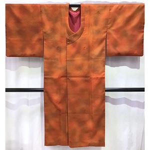 着物・和コート・オレンジ系地・No.200701-1838・梱包サイズ60