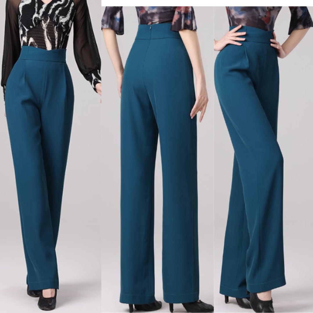 エレガントハイウエストワイドパンツ ds0825