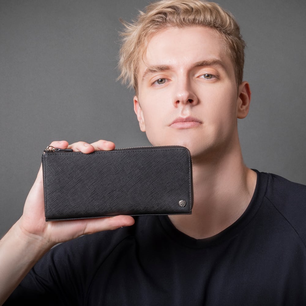 財布売り上げランキング7位】L字スリムサフィアーノロングウォレット