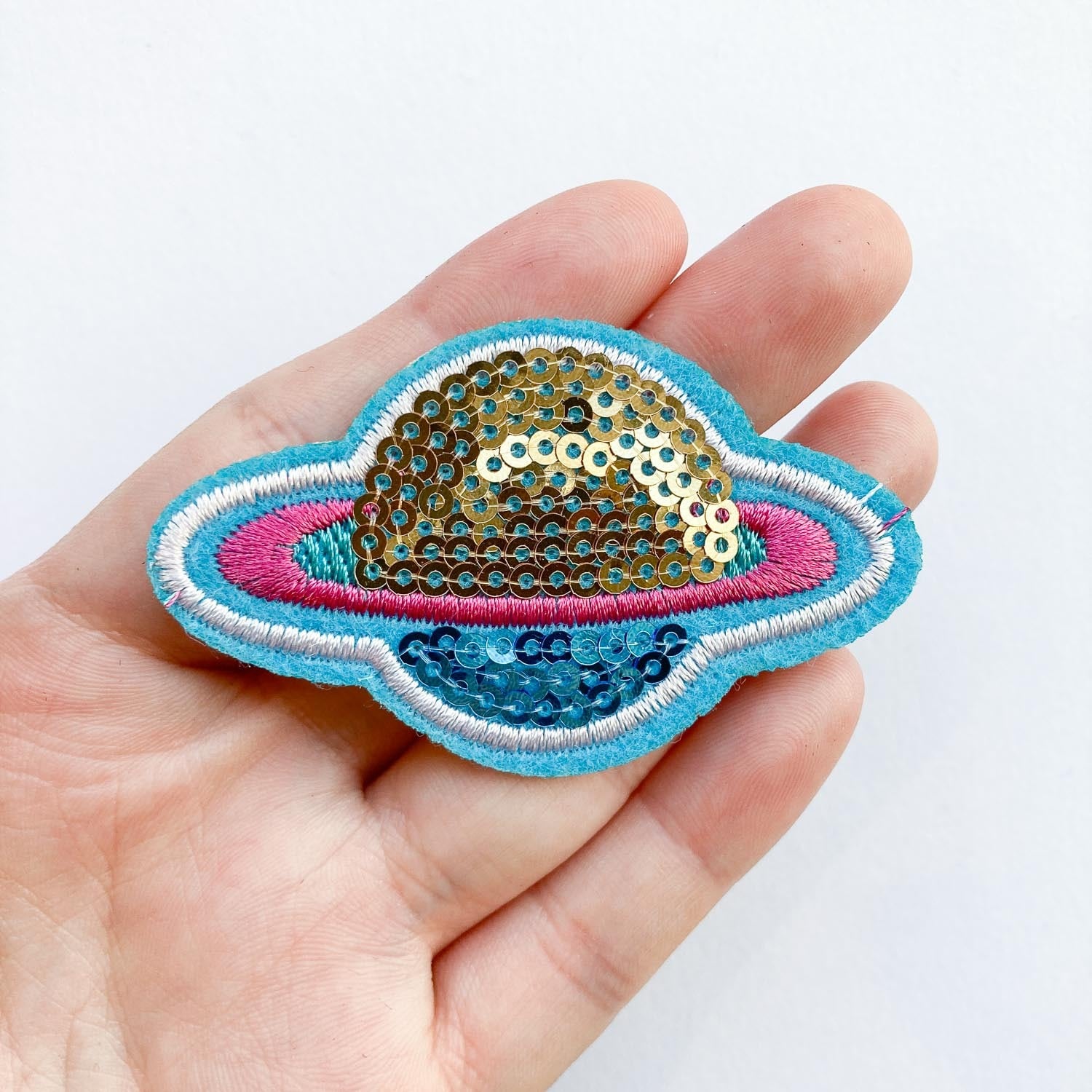 スパンコール土星モチーフ | Dua-アクセサリーパーツショップ