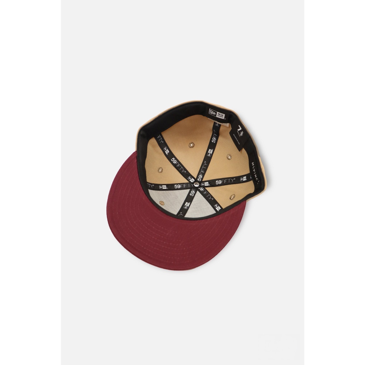 MLVINCE / NEW ERA® 59FIFTY AUTHENTIC LOGO CAP　camel