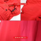 社交ダンス 衣装 Sanline サンリーヌ スカート レッスンウェア レッド系 無地 シンプル 練習 レッスン 伸縮 ストレッチ 赤 スリット アシンメトリー おしゃれ ダンス衣装 イベント ステージ パーティー かわいい 上品