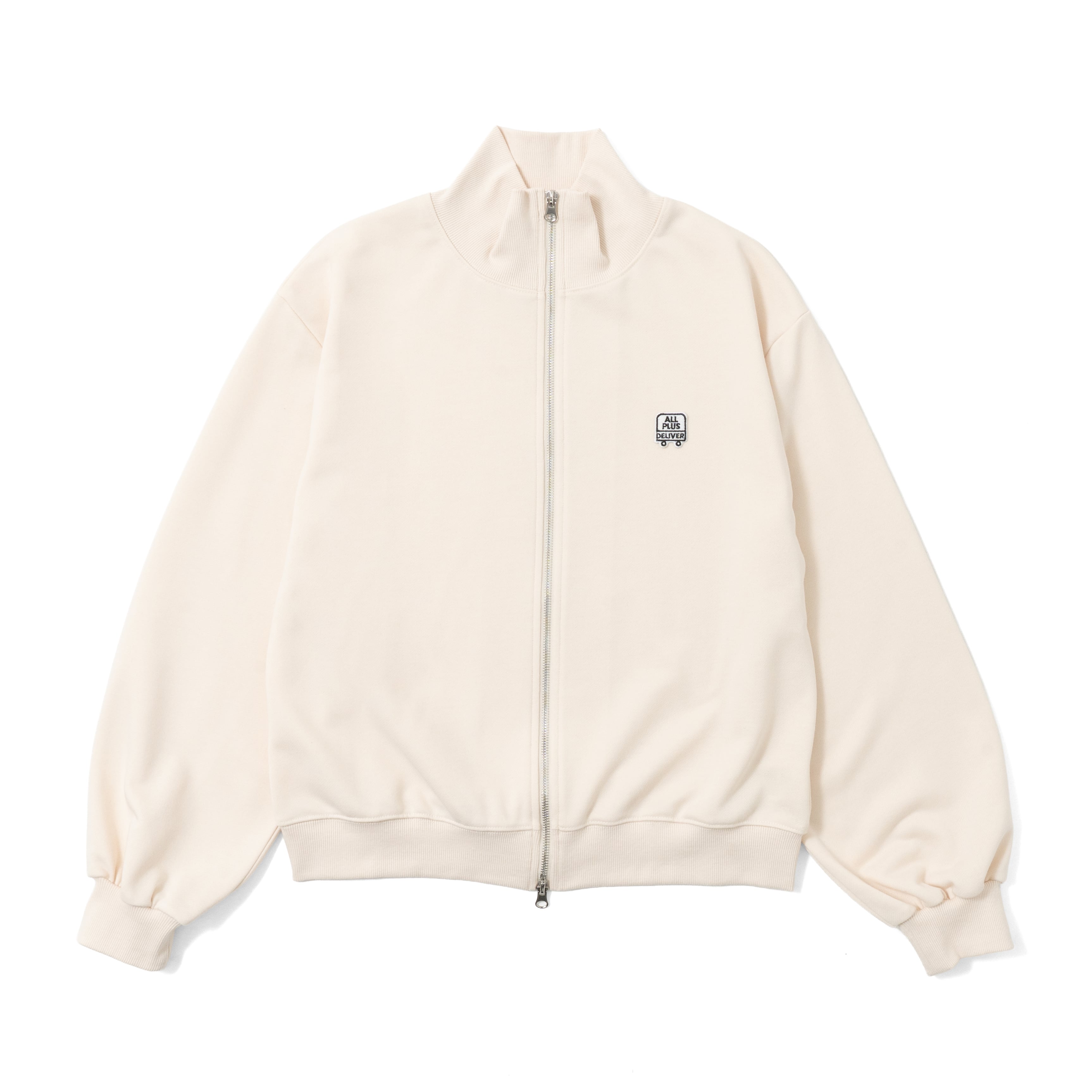 ALPSDR STAND W ZIP SWEAT / IVORY