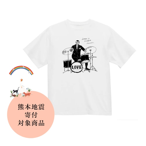 【Tシャツ】オリジナルデザイン「Lovely Drummer」
