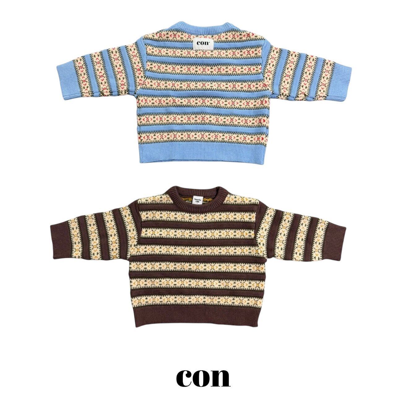 nordic sweater【con】※9月下旬〜10月上旬発送予定