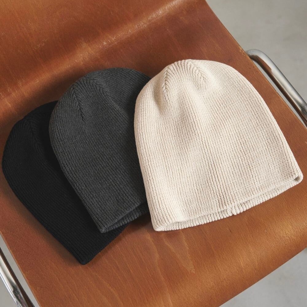 【公式完売・吉田玲香さん愛用】undecorated ウールニットビーニー 黒 anuke 】Knit Beanie | valance 福井｜レディース セレクトショップ