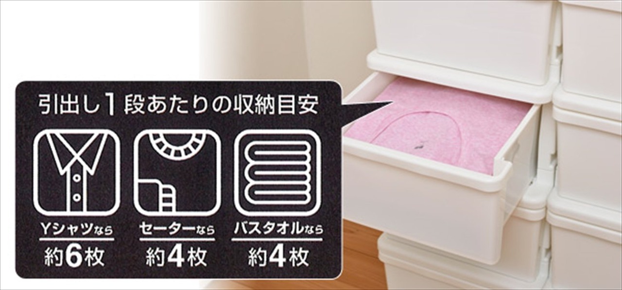 JEJアステージ(JEJ Astage) SEEDS(シーズ) スリムチェスト 5段 キャスター付き プラスチック クリア SIU-5-CL