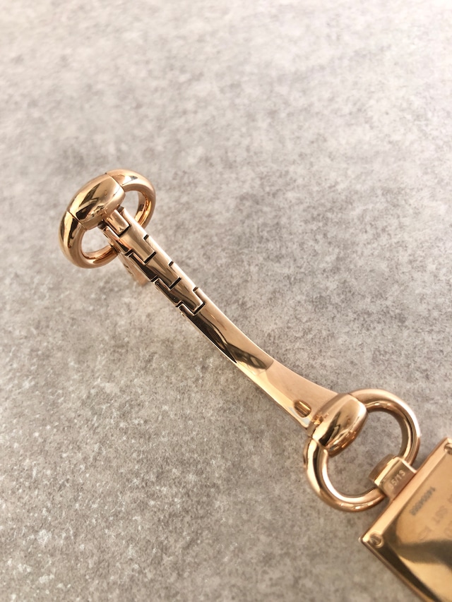 GUCCI グッチ GG 腕時計 ゴールド ホースビット ステンレススチール クォーツ YA120521 vintage ヴィンテージ オールド wtdb2a