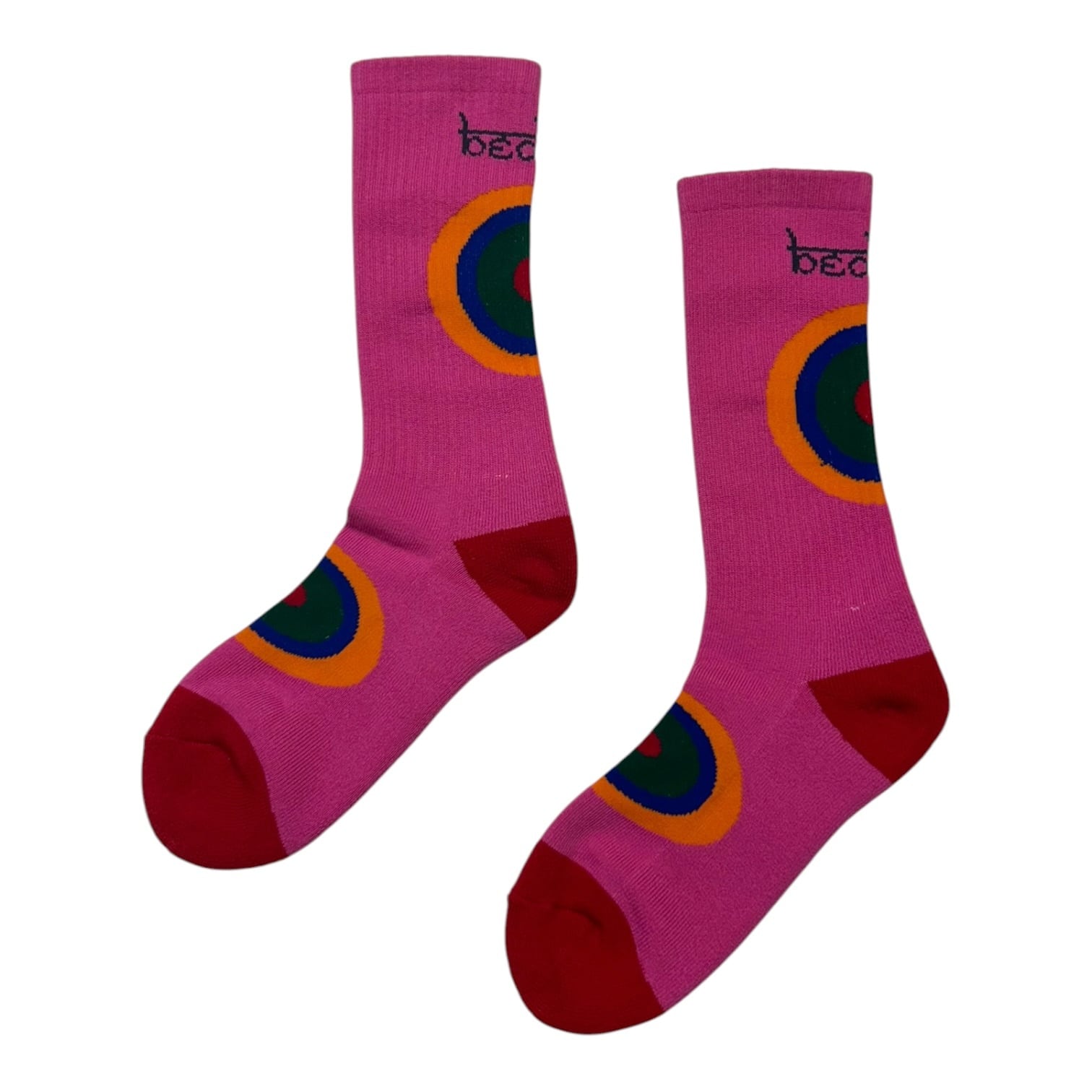 【Bedlam】Circle Socks (Pink)