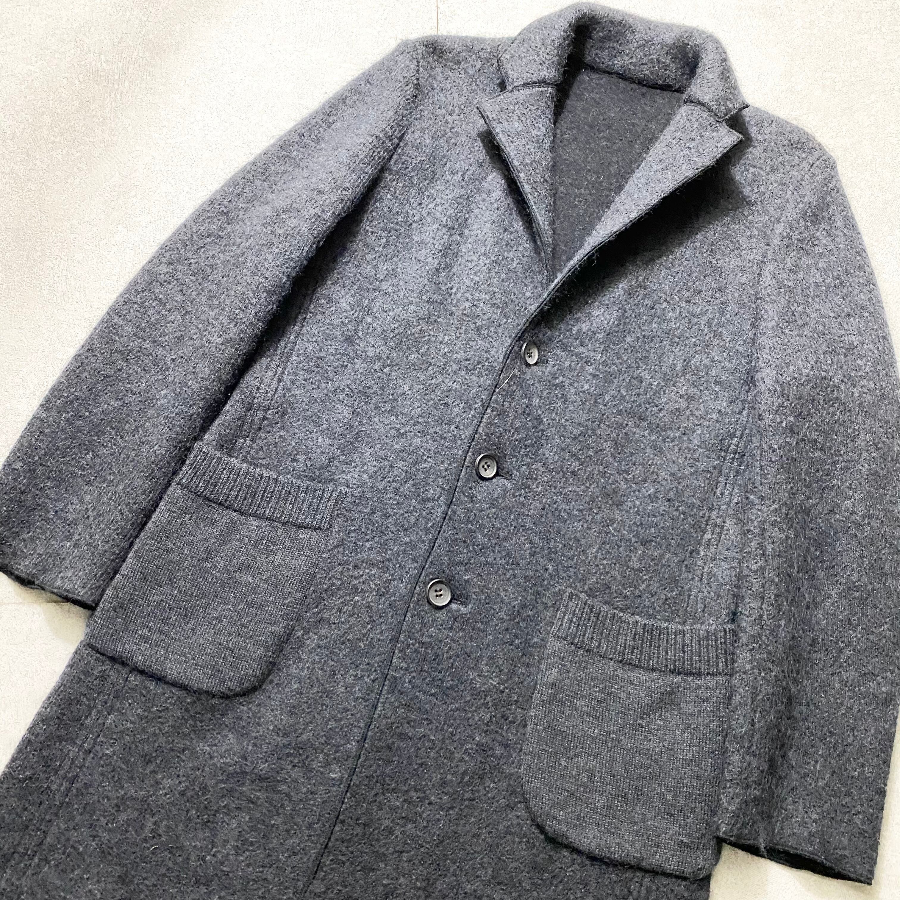 ISSEY MIYAKE MEN mohair knit coat | NOIR ONLINE 