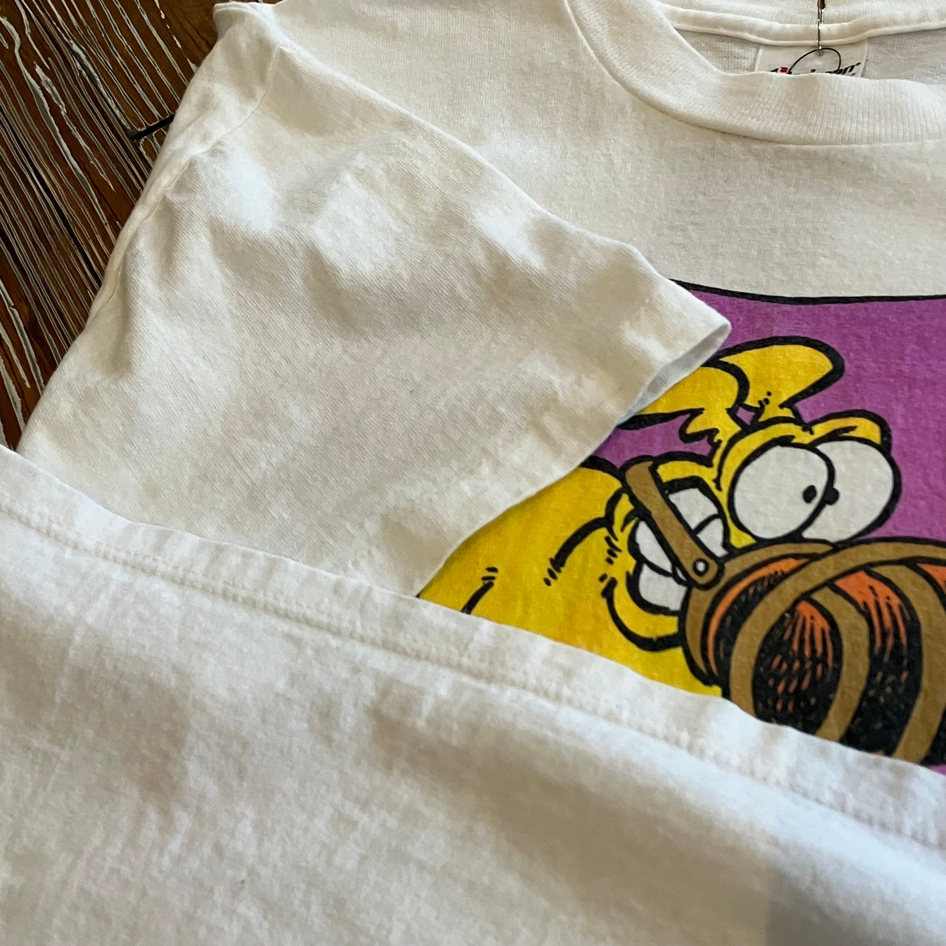 90s “GRIMMY” Print T-Shirt Size:L White USA製 マザーグース 90s “GRIMMY” Print T-Shirt Size:L White USA製 マザーグース