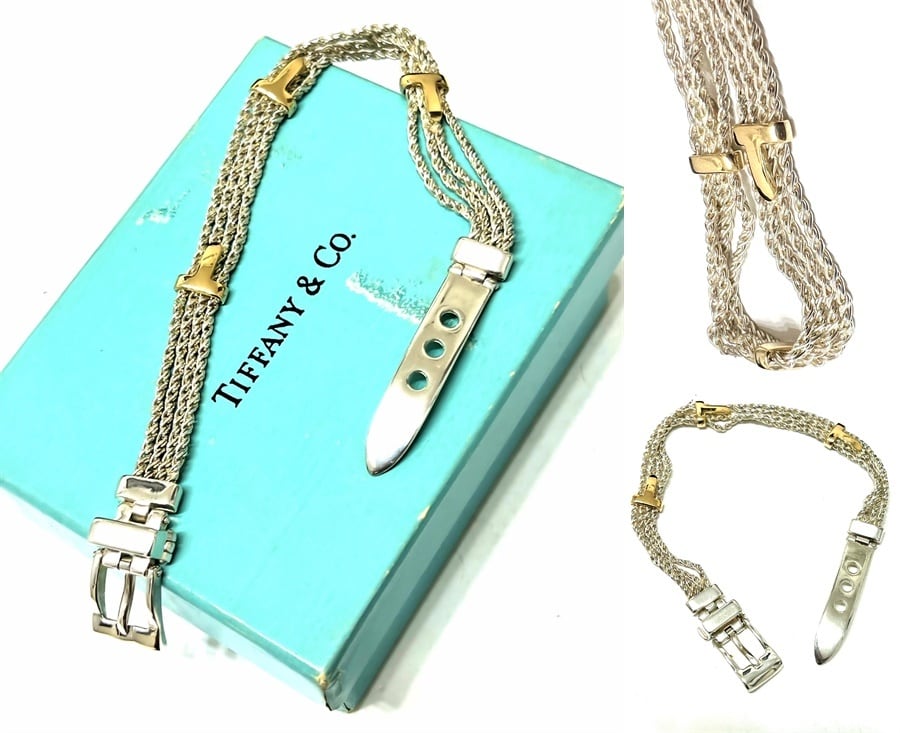 TIFFANY ティファニー T サンチュール ブレスレット Tアイコン TIFFANY ティファニー T サンチュール ブレスレット Tアイコン
