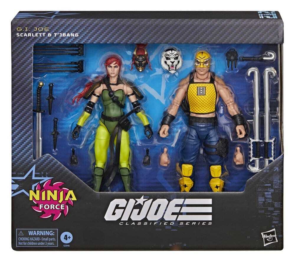 G.I. Joe Classified Series フィギュア 2体セット Hasbro G.I. Joe Classified Series Action Figure 2-Pack #212 Ninja