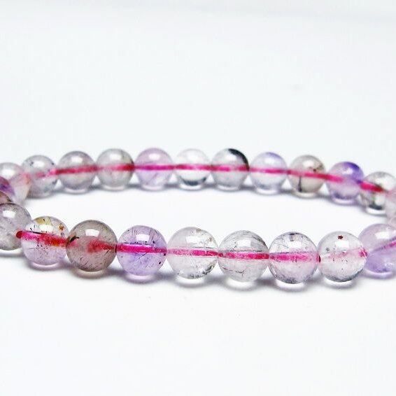 スーパーセブン ブレスレット セイクリッドセブン 8mm 一点物 メール便可 [M便 1/10] 111-46716