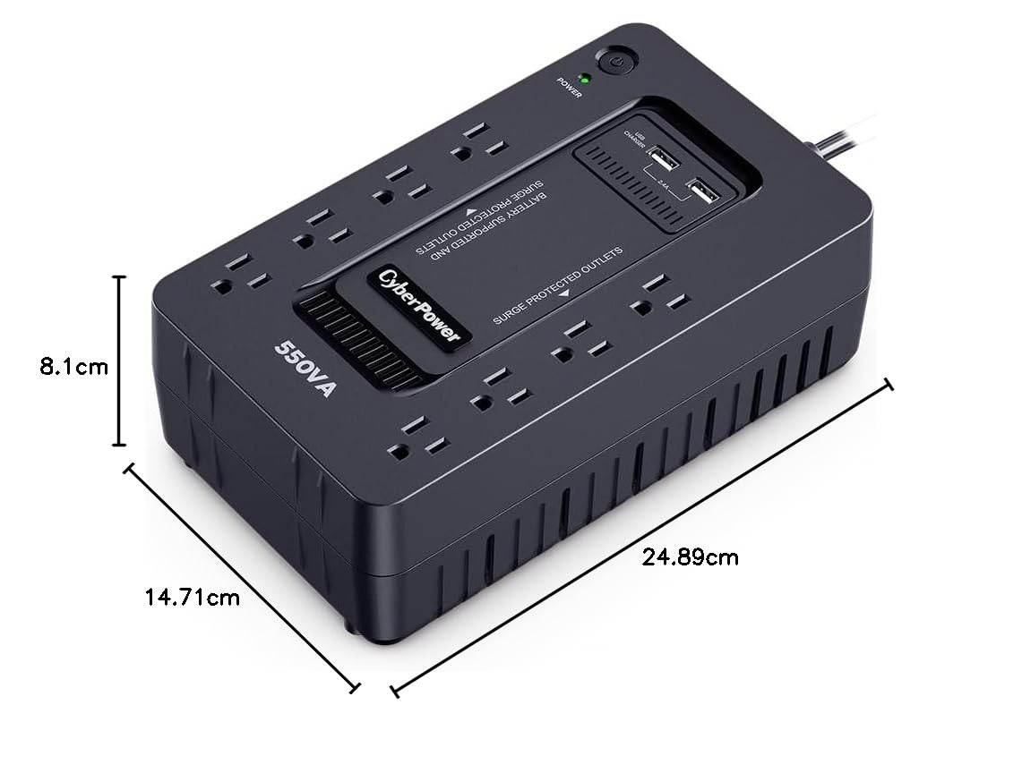 SX550UJP CyberPower UPS 無停電電源装置 常時商用給電 矩形波 550VA