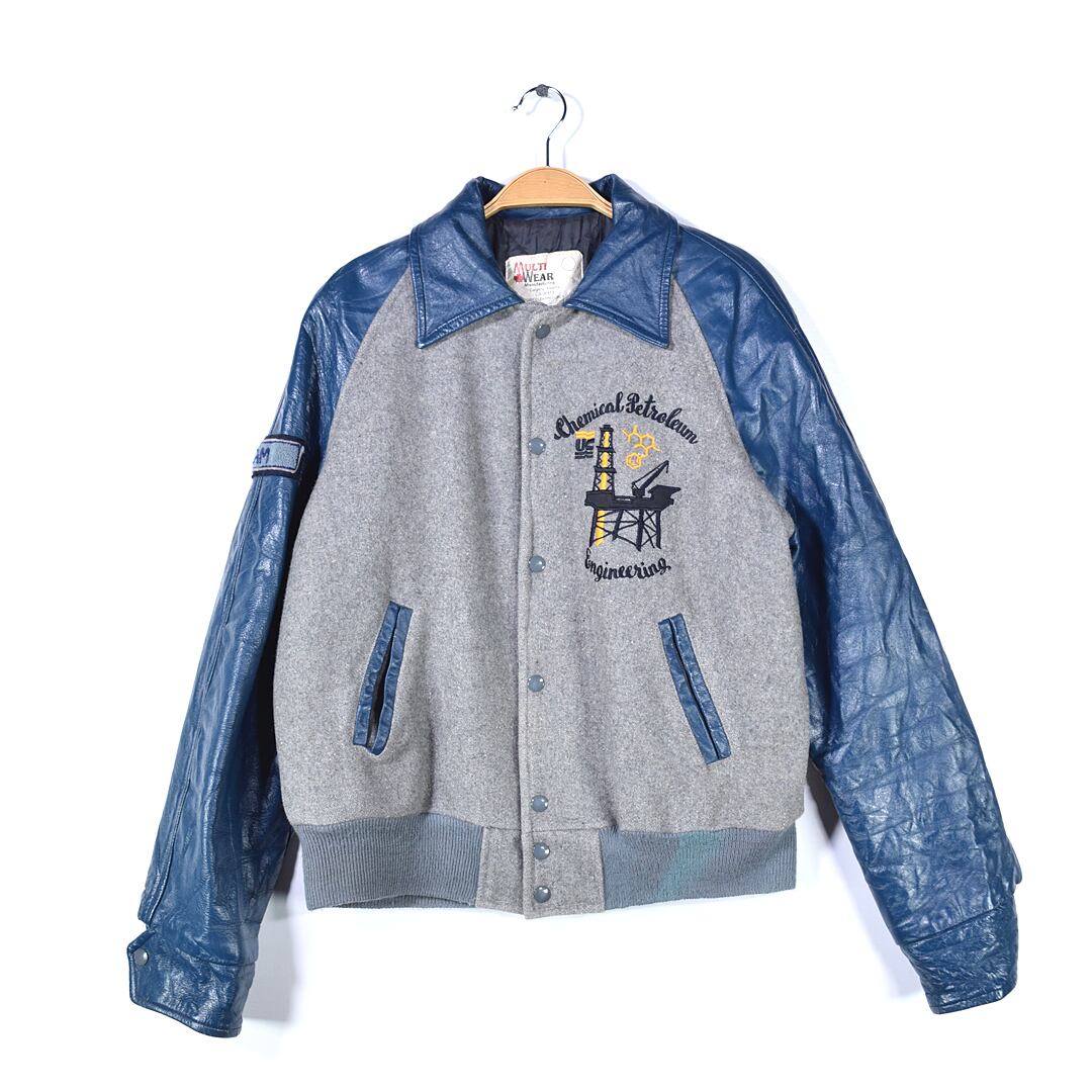 70s ウールスタジャン　ヴィンテージ　USA製 70s スタジャンウールusa製