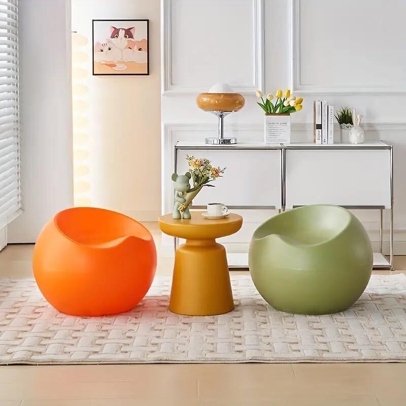 リンゴスツール チェア 椅子 カラフル 5カラー 丸み シンプル ポップ