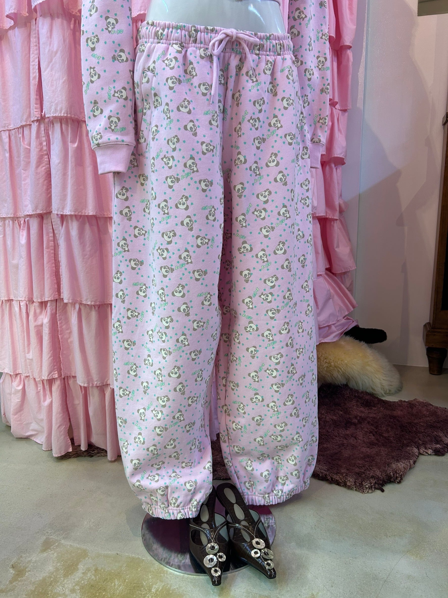 Ashley WILLIAMS JOGGERS / pink panda | itimi