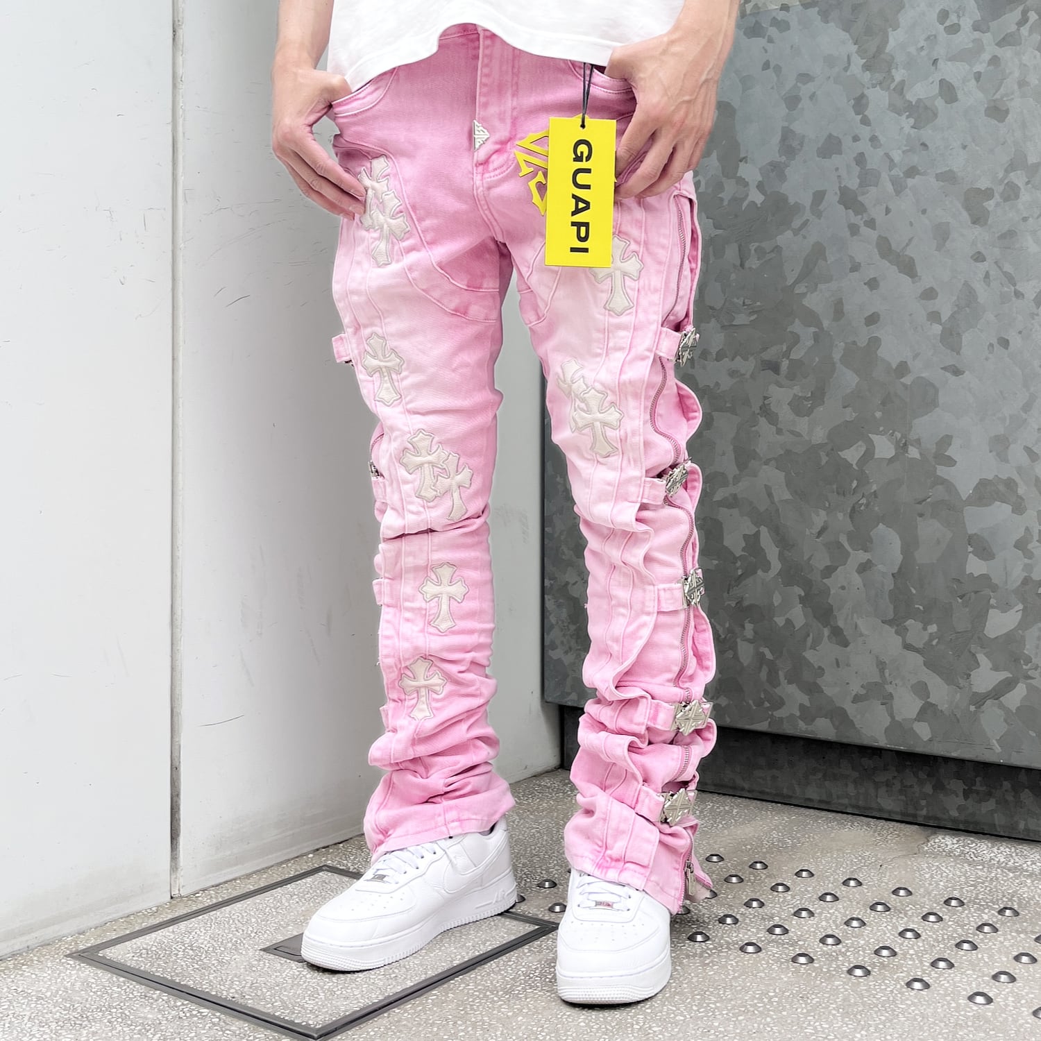 GUAPI / CROSS BUCKLE DENIM | HOLICK