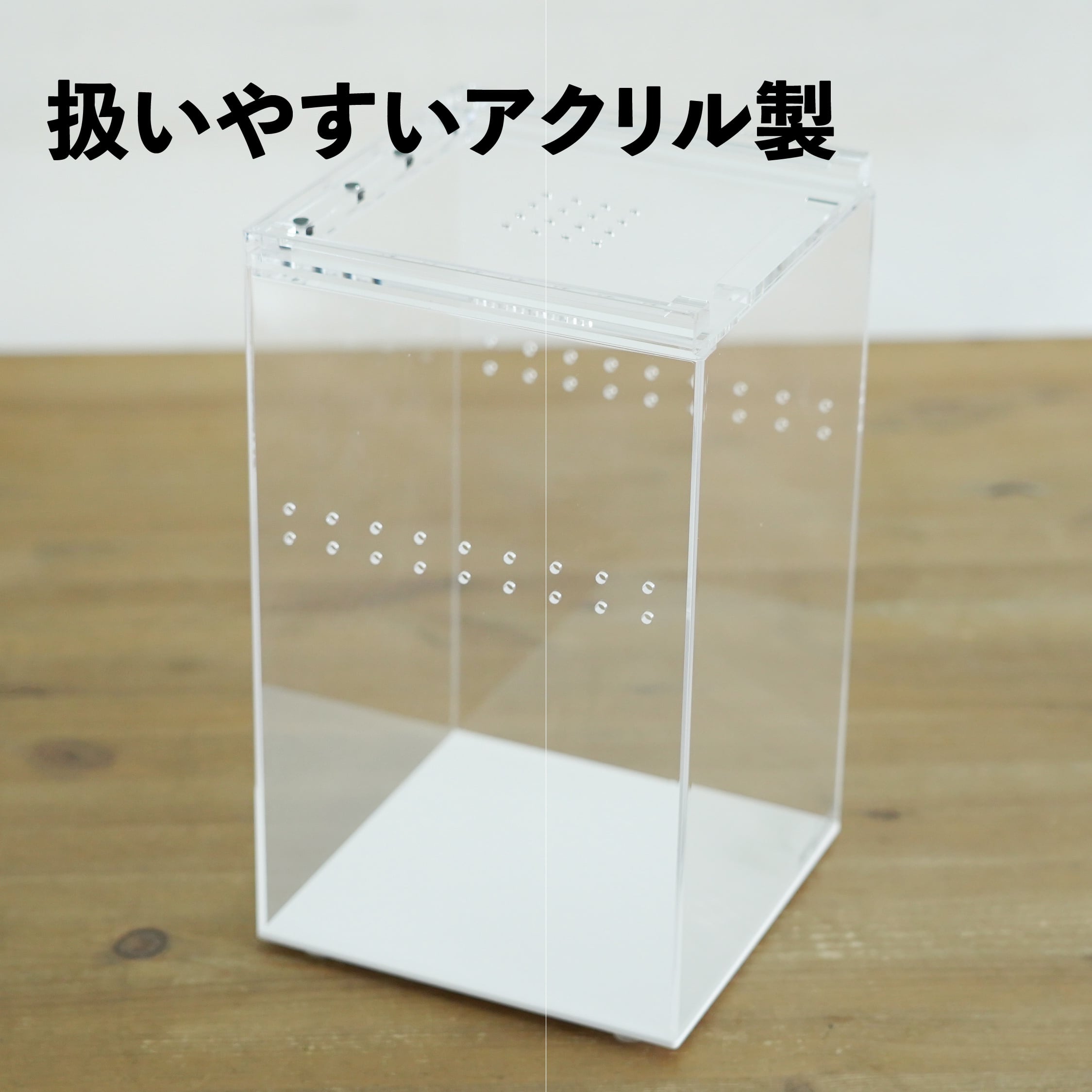 アクリル容器】レプタイルボックス ハイS（150x150xh250mm
