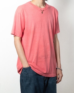 good faded T-shirt single stitch / Made In USA / COLOR:PINK