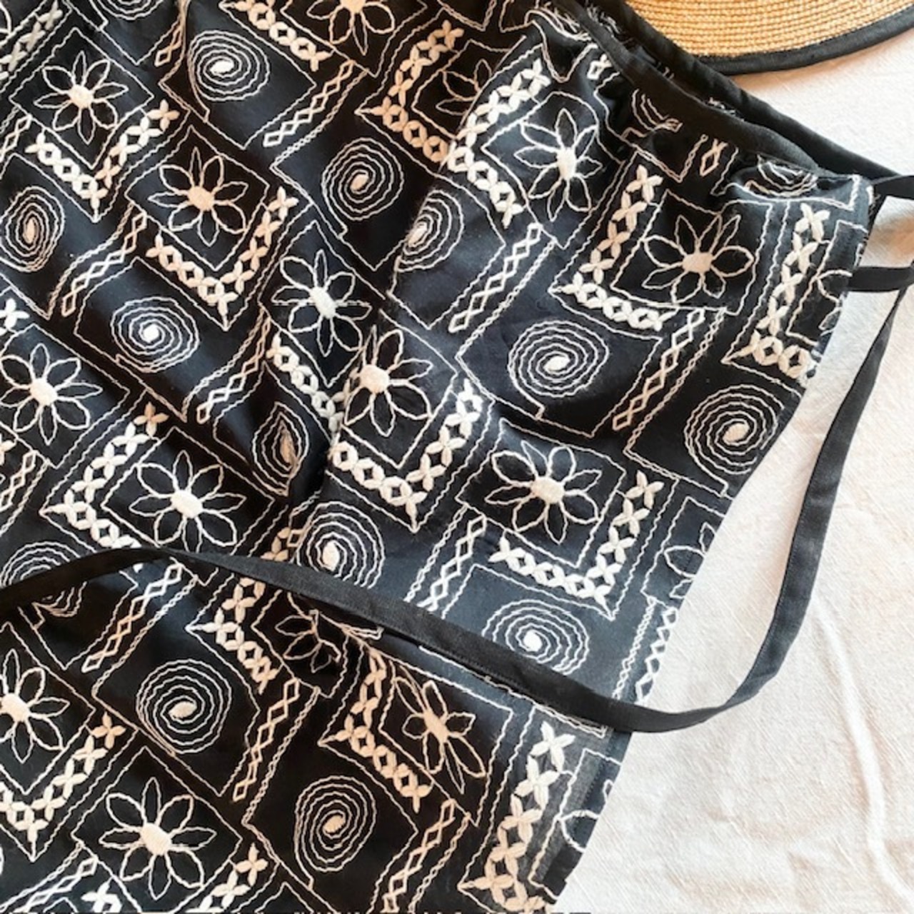 【即売品】prele : ラップスカート刺繍
