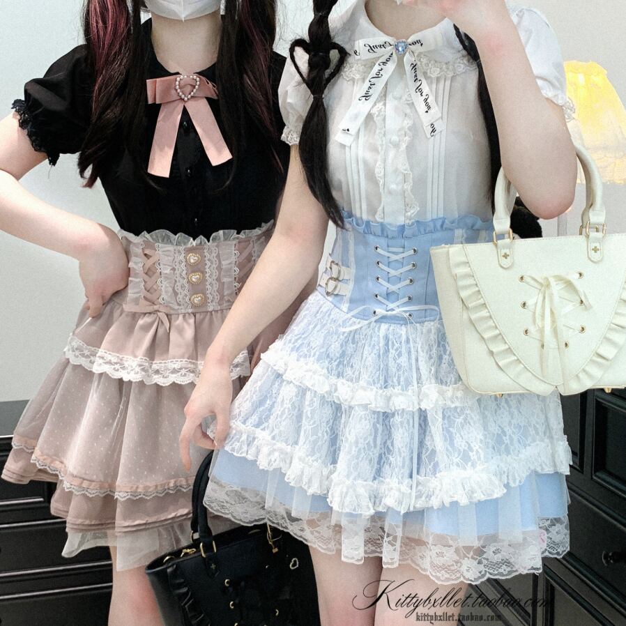 ゆめかわ♡全3カラー 地雷系ミニスカート suka1☆ | ゆめかわガール