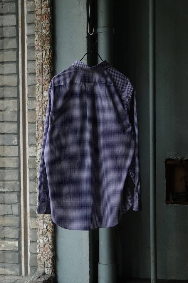 Utah/"RALPH LAUREN" B.D check shirt/Purple×White