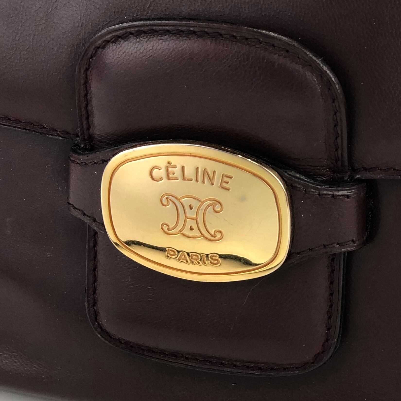 CELINE セリーヌ ブラゾンプレート サイドブラゾン トリオンフ CELINE セリーヌ ブラゾンプレート サイドブラゾン トリオンフ