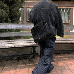 ショートワイドヴィンテージ調スウェット　1109