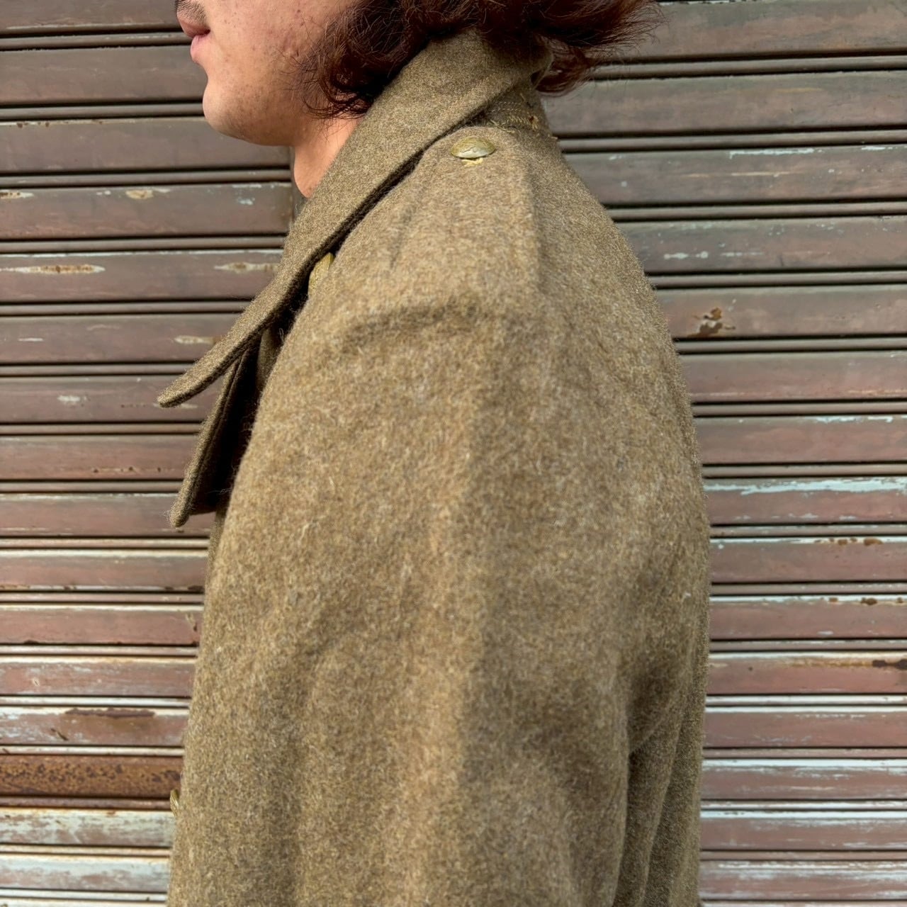 良品 50's イギリス軍 実物 ヴィンテージ オーバー グレートコート