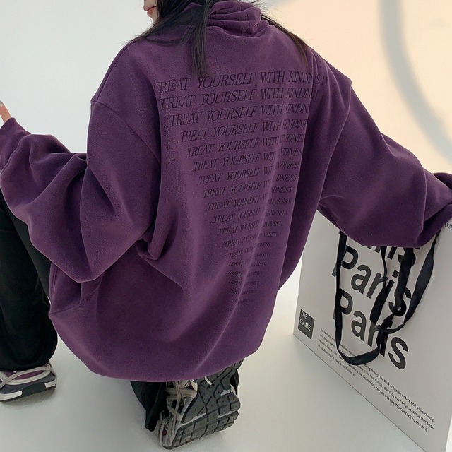 simple fleece high neck top　シンプルフリースハイネックトップス　J0575