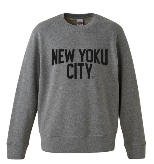 NEW YOKU CITYスエット（GRAY×BLK)