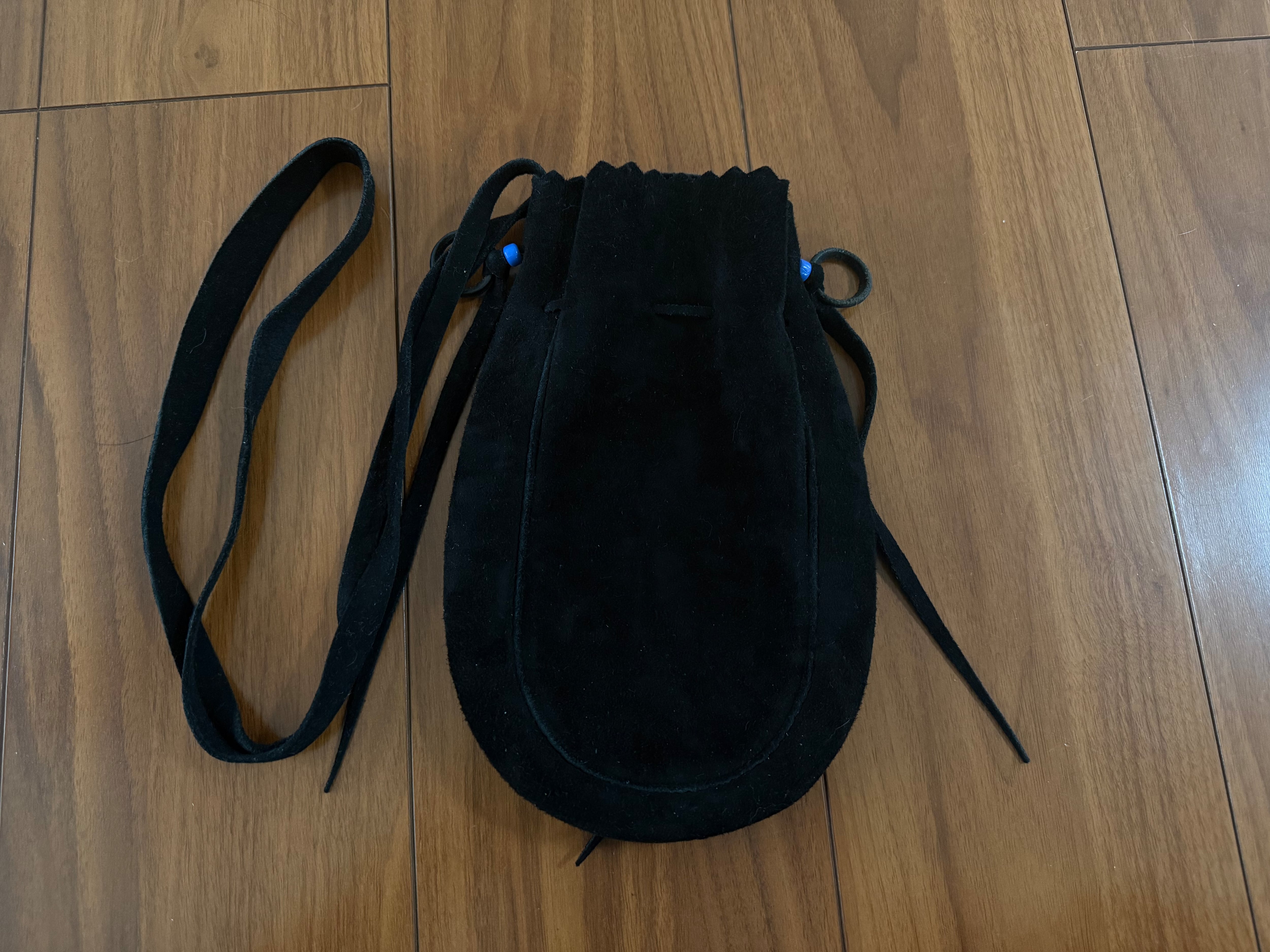 ゴローズ 極美品 ディアスキン巾着ポーチバッグL 黒 | ゴローズ 通販