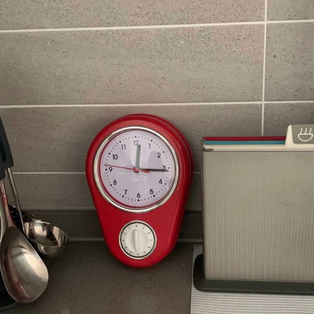 retro timer wall clock 3colors / レトロ タイマー ウォールクロック