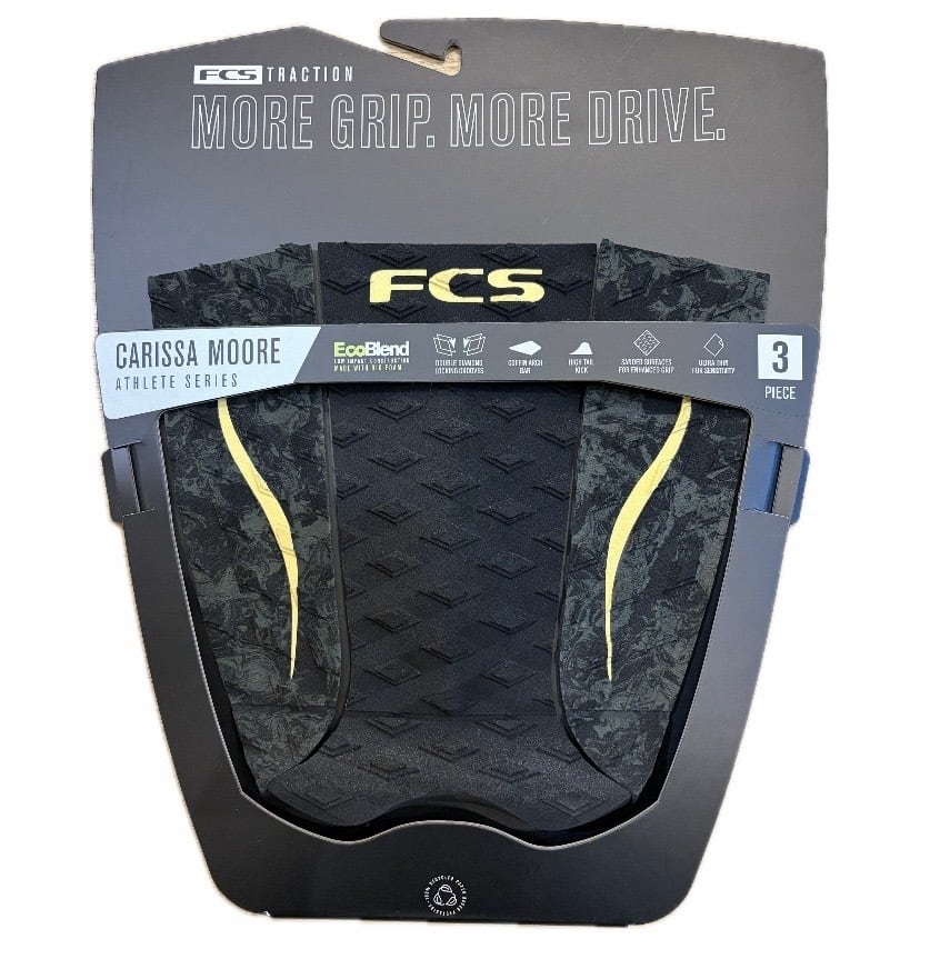 FCS 6' Comp Classic Leash Tranquil Blue/Black | KAISERS SURF