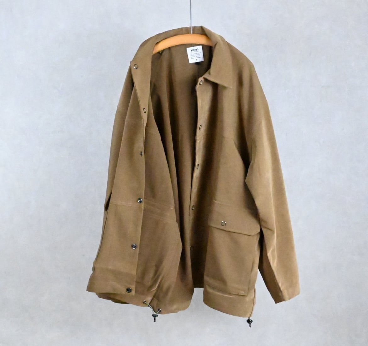 25AW》【KELEN】VEGAN SUEDE COVERALL 
