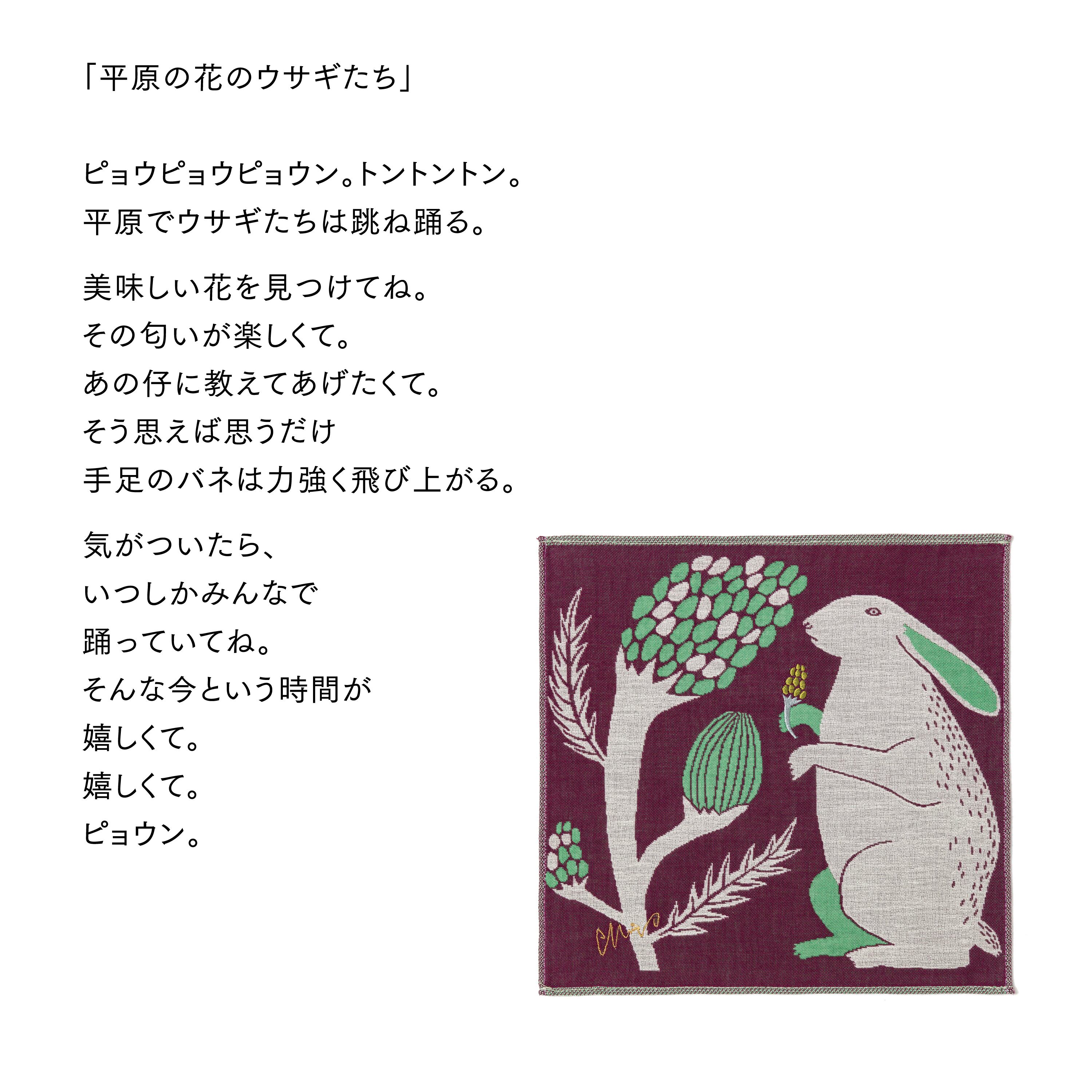 フランシュリッペ　まとめ売り　うさぎのしかくBAG 大　天然素材　ハンカチ フランシュリッペ まとめ売り うさぎのしかくBAG 大 天然素材 ハンカチ